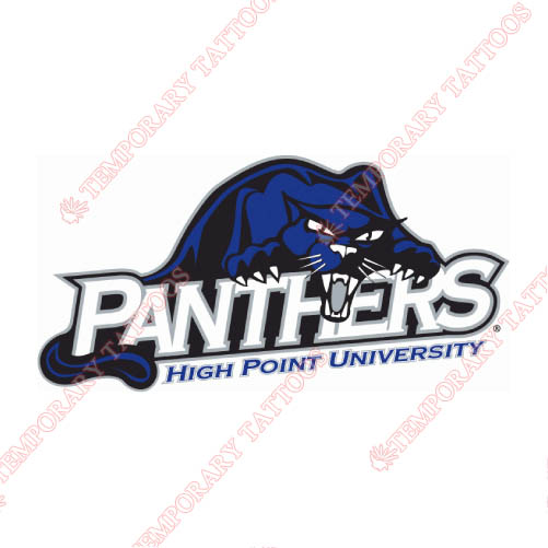 High Point Panthers Customize Temporary Tattoos Stickers NO.4549